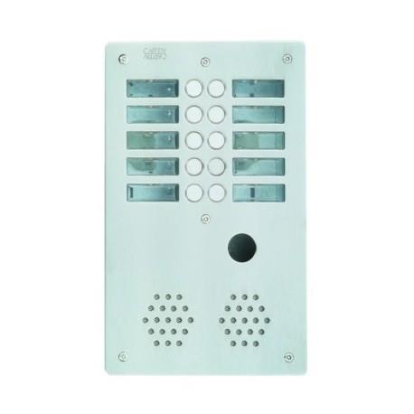 Plaque inox 2bp 2r ptt - URMET AX2002