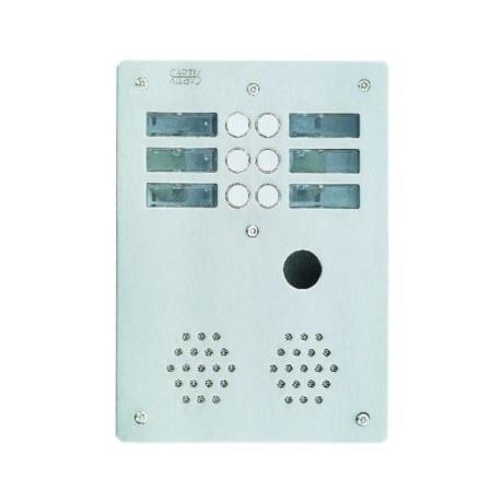 Plaque inox 2bp 2r ptt - URMET AX2002