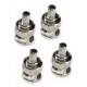 E/lot de 4 bnc a visser - URMET 1090/836