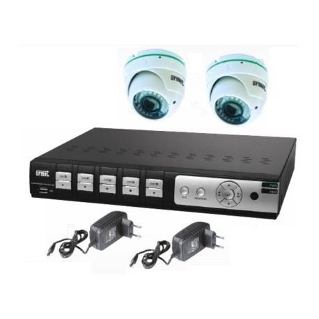 Kit ahd 2 camdom+1dvr - URMET 1093/KAHDB