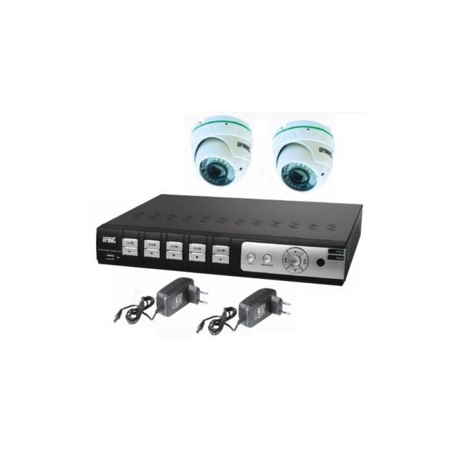 Kit ahd 2 camdom+1dvr - URMET 1093/KAHDB