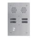 Plaque a.v alu 6mm 2r 04bp - URMET 7772/4