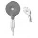 Pommeau de douche KAHA Gris SATINJET - SALGAR 23541