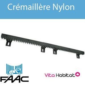 Crémaillère Nylon FAAC 30x20 1m  (6 attaches) - 719309002