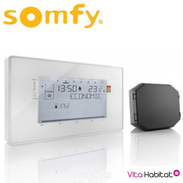 R/écepteur radio contact sec pour thermostat somfy