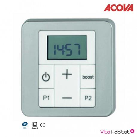 Sèche-serviette soufflant ACOVA - CALA + AIR Chromé 1402W (402W+1000W) LN0-112-050-IFS