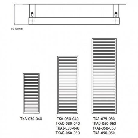 Radiateur électrique ACOVA KADRANE 300W - TKA-030-040/GF