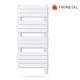 Sèche-serviettes électrique Finimetal - CHORUS BAINS Vertical 300W FLUIDE - CHO0640EG