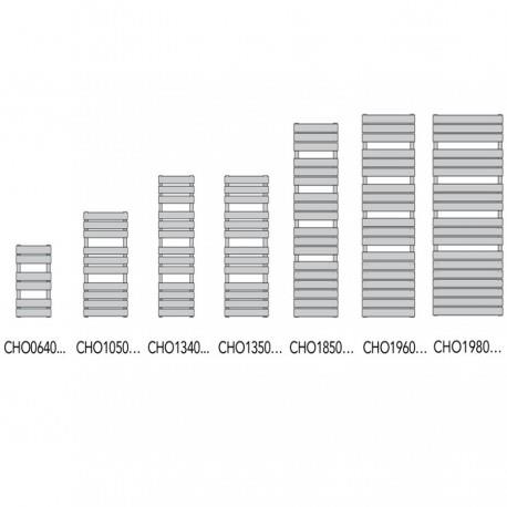 Sèche-serviettes électrique Finimetal - CHORUS BAINS Vertical FLUIDE