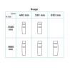 Sèche-serviette ACOVA - NUAGE électrique 750W TGN-180-050/GF