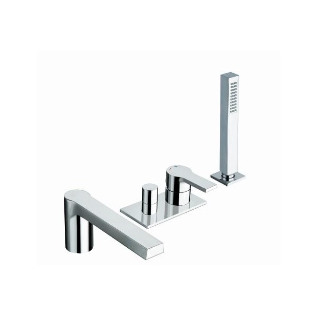 BAIN DOUCHE SUR GORGE 4 TROUS COMPLET  - CRISTINA ONDYNA OG12151