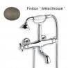 Bain douche CHAMBORD complet en METAL BROSSE- CRISTINA ONDYNA - CN18277