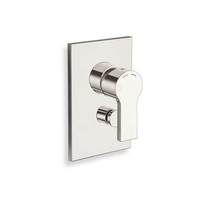 FACADE DOUCHE OMEGA 2 SORTIES ABS CHROME COMPLET - CRISTINA ONDYNA OG64951