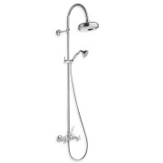 COLONNE DE DOUCHE CHAMBORD RETRO COMPLETE METAL BROSSE - CRISTINA ONDYNA CH17377