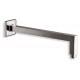 BRAS DE DOUCHE CARRE 35 CM CHROME NOIR BROSSE - CRISTINA ONDYNA PD41075