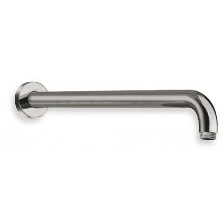 BRAS DE DOUCHE ROND 35 CM CHROME NOIR - CRISTINA ONDYNA PD41172