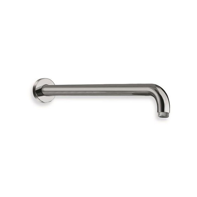BRAS DE DOUCHE ROND 35 CM CHROME NOIR - CRISTINA ONDYNA PD41172