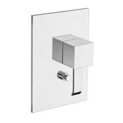 DOUCHE QUADRI ENCASTREE 2 SORTIES SANS MECANISME CHROME - CRISTINA ONDYNA QM65951