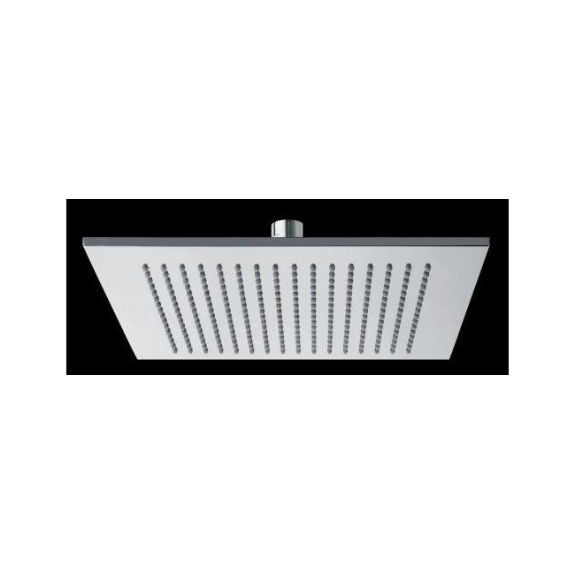 POMME DE DOUCHE SLIM LAITON CARRE 30 CM CHROME - CRISTINA ONDYNA SD30051