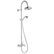 COLONNE DE DOUCHE CHAMBORD RETRO COMPLETE METAL BROSSE - CRISTINA ONDYNA CH17377