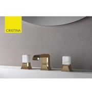 Mélangeur regular 3 trous pour lavabo ITALY chromé + Vidage -  CRISTINA ONDYNA IT20551