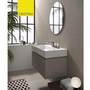 Mélangeur regular 3 trous pour lavabo ITALY chromé + Vidage -  CRISTINA ONDYNA IT20551