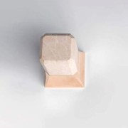 Façade mitigeur thermostatique encastré pour lavabo ITALY Chromé + Plaque laiton -  CRISTINA ONDYNA IT77251