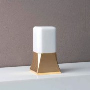 Façade mitigeur thermostatique encastré pour douche ITALY Chromé + Plaque laiton -  CRISTINA ONDYNA IT77351