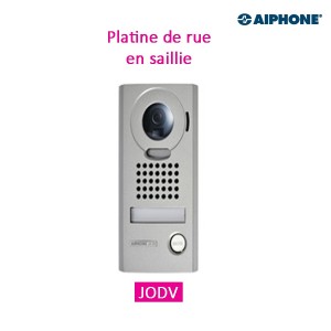 Kit portier Vidéo AIPHONE - Platine saillie - écran 7" - module Wi-Fi intégré -  JOS1VW 130413