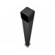 Colonnette en aluminium anodisé noir H 1m pour SET-I - SET-K - TSP-01 CAME CSSN
