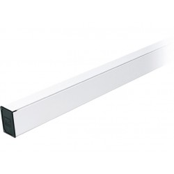 Lisse en aluminium laqué blanc pour barrière 60X40X2700mm CAME G0251