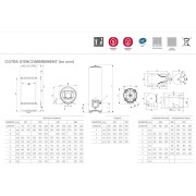 Chauffe-eau électrique stable Initio 500 l - Ø 750 mm - ARISTON 3070553