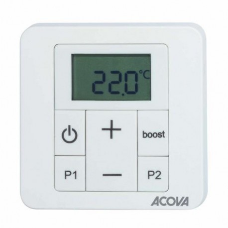 Sèche-serviette Soufflant ACOVA - REGATE + AIR électrique 1500W (500W+1000W) TSX050-050IFS