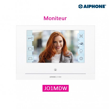 Moniteur maître écran 7" avec module Wi-Fi intégré AIPHONE - JO1MDW 130412
