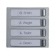 MTMF4P - Façade pour module appels avec 4 boutons CAME 60020130