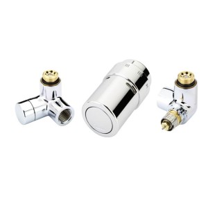 Kit X-TRA droit pour radiateurs ou décors- CHROME - DANFOSS - 013G4003