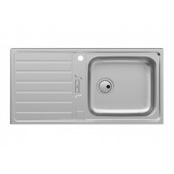 ROCA Siena Evier Inox 1 Bac + Egouttoir 100X50 Cm - A870KC1000