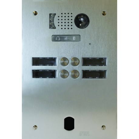 Plaque video alu 2r 4 bp 2 voice - URMET V83/204