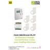 Pack DRIVER 630 CPL/FP - Gestionnaire d’énergie Courant Porteur 3 zones pour chauffage électrique - DELTADORE 6051113