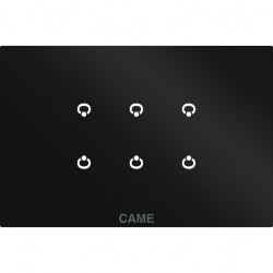 OH/6ITC BK MOD. 6 entr. Sur plaque noire CAME 67600490