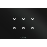 OH/6ITC BK MOD. 6 entr. Sur plaque noire CAME 67600490