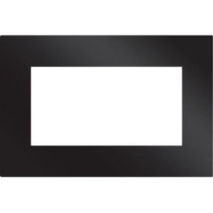 PLV3M BK Plaque noire en verre 3 modules CAME 67900160