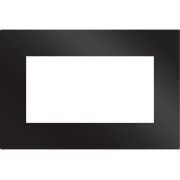 PLV3M BK Plaque noire en verre 3 modules CAME 67900160