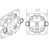 Support rapide MO5 avec cheville Q10 max. 30Nm CAME YM0114