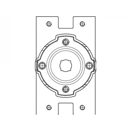 Support rapide en fer avec plaque CAME YM0159