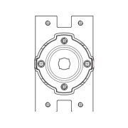 Support rapide en fer avec plaque CAME YM0159