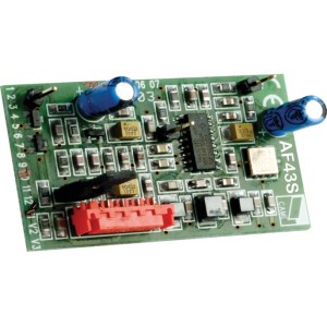 Carte radio fréquence embrochable en 433,92 MHz CAME AF43S