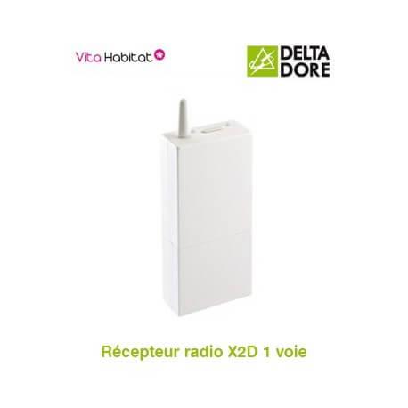 RF 642 Récepteur radio X2D 1 voie - 16A - DeltaDore - 6351037