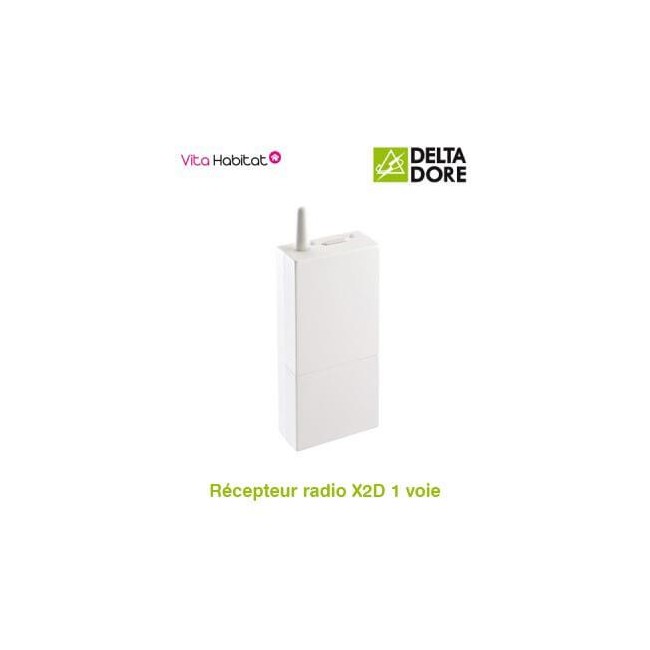 RF 642 Récepteur radio X2D 1 voie - 16A - DeltaDore - 6351037