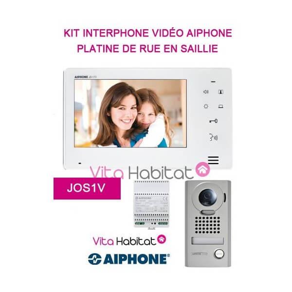 Portier interphone vidéo sans fil couleur écran 18 cm avec prise de photos